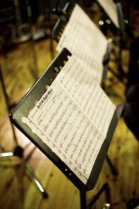 Printed Music on a music stand-Andy Firth Music