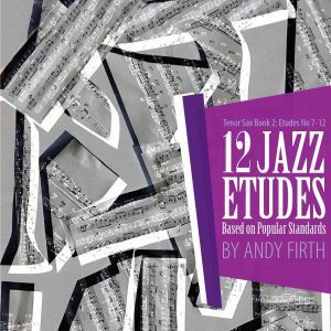 cover to 12 Jazz Etudes-Tenor Sax